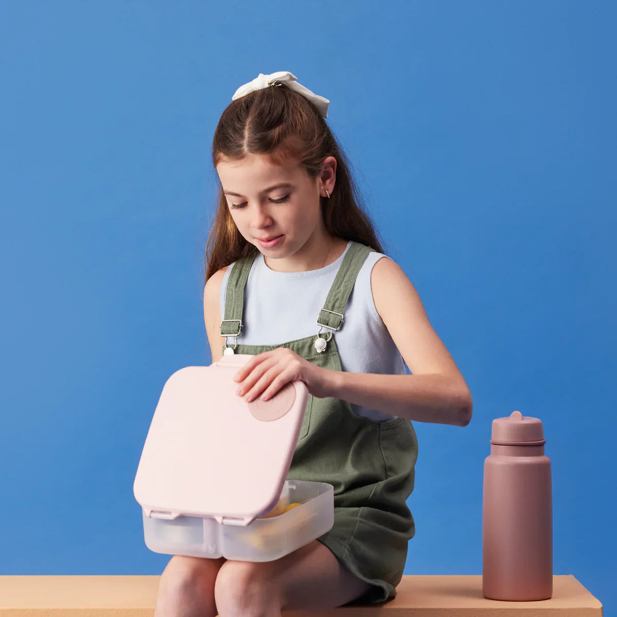 b.box Insulated Kids Lunch Box - Blush Crush | Leak-Proof Bento Box for School, Work & Picnics | BPA-Free Food Container for Toddlers & Adults