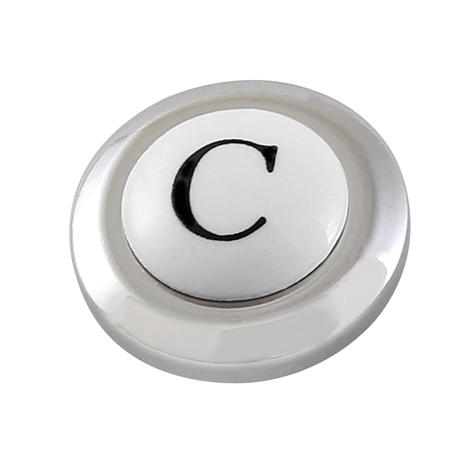 AEHICX1C Cold Handle Index Button - Polished Chrome for Faucets & Sinks | Perfect for Kitchen & Bathroom Fixtures