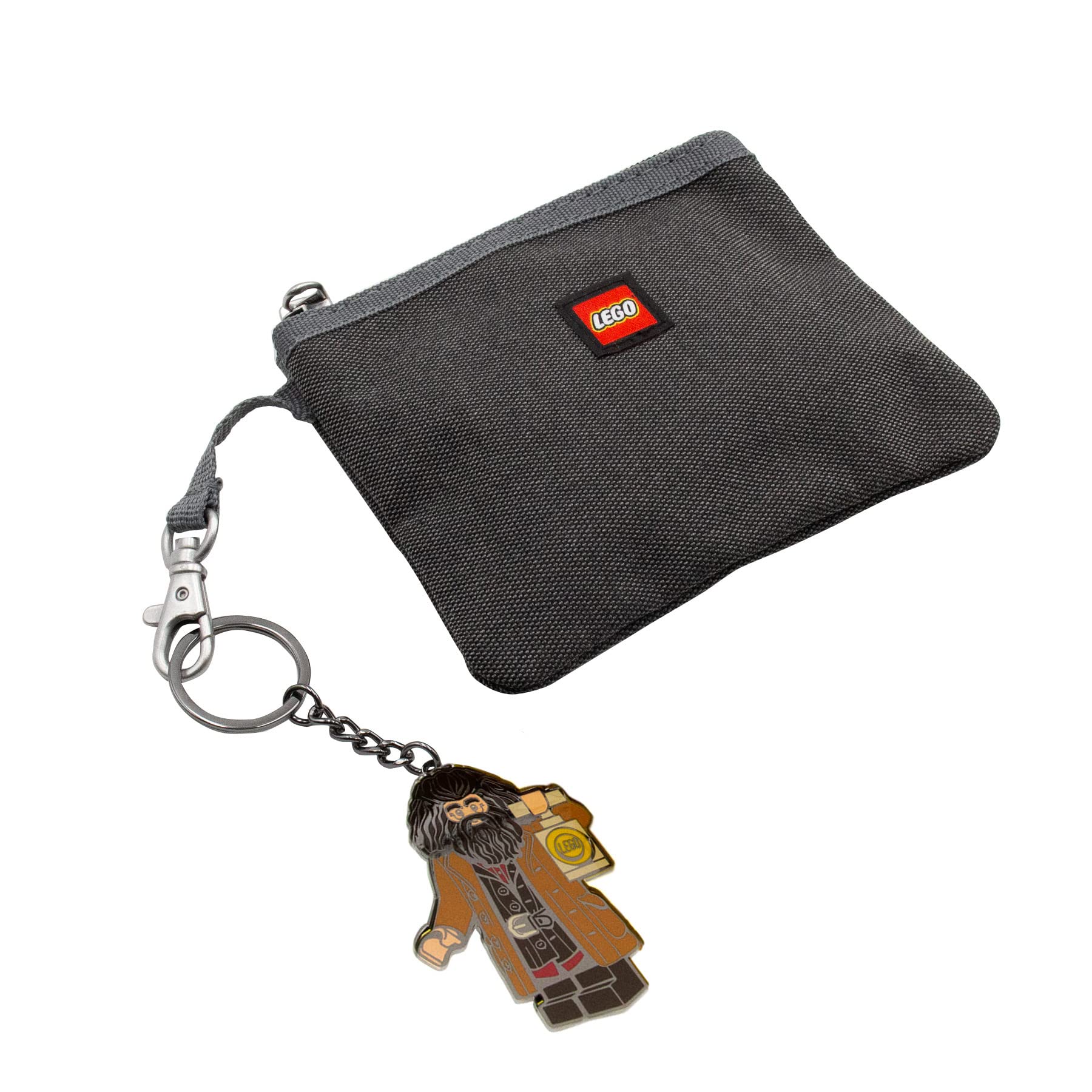 LEGO Harry Potter Hagrid (53285) Enamel Keychain - Premium Zinc Alloy & Enamel Key Ring for Car Keys, Backpack, Purse, Beach Bag - 4.5 Inch Collectible Gift for Potter Fans - Perfect for Travel, School, Shopping & Everyday Use