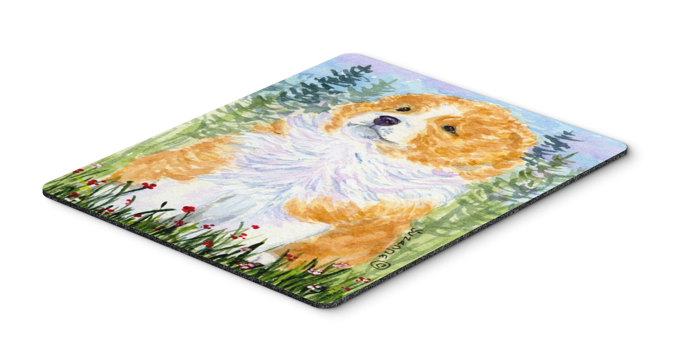 Caroline's Treasures SS8918MP Sheltie Design Mouse Pad - Large Washable Non-Slip Desk Mat for Home Office, Gaming & Computer Use | Perfect for Laptops, Hot Pads & Trivets | Ideal Workspace & Kitchen Accessory