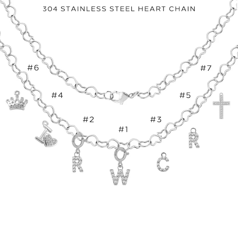 Charm Necklace with Assorted Charms - Elegant Layered Pendant Jewelry for Women - Perfect for Gifts, Parties & Everyday Wear