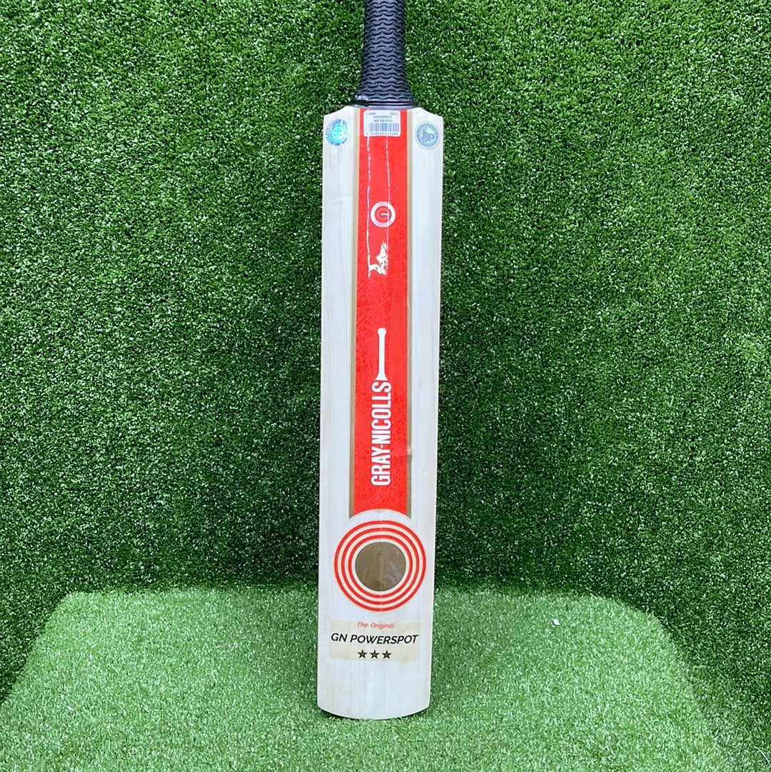 Gray Nicolls POWERSPOT MB 300 Junior Cricket Bat - English Willow Youth Bat for Practice & Matches - Perfect for Young Cricket Players Training & Games