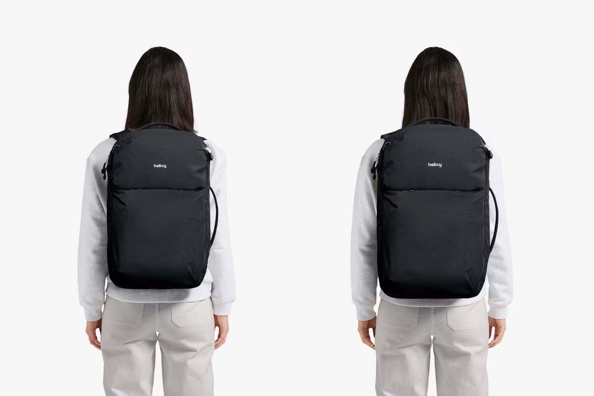 Bellroy Lite Travel Pack 38L - Lightweight Waterproof Backpack for Travel & Hiking | Perfect Carry-On Luggage for Airplanes, Weekend Trips & Outdoor Adventures