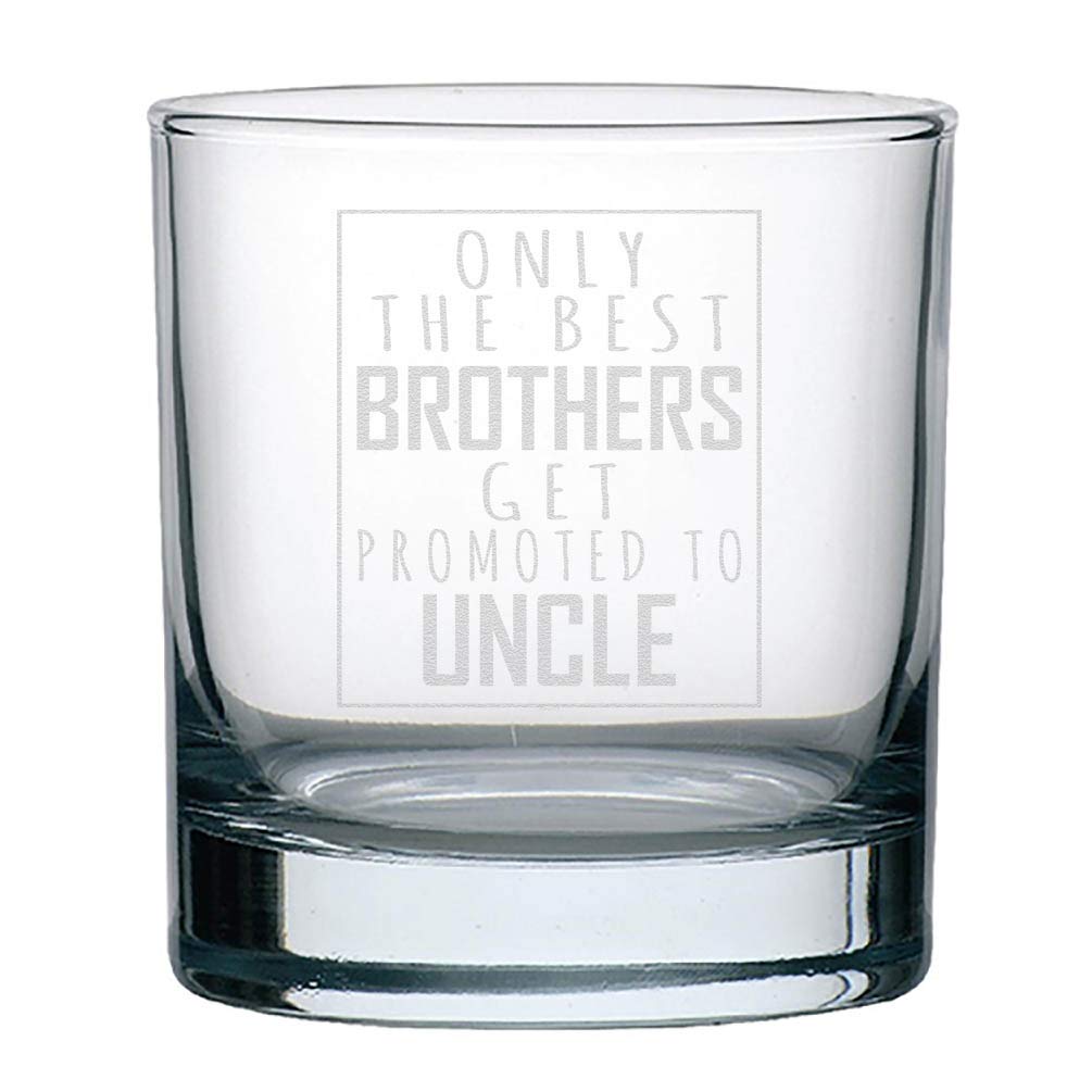 Funny Whiskey Glass Gift for Dad - Uncle & Grandpa Pregnancy Announcement - Father's Day & Birthday Present - Clear Glass for Celebrations