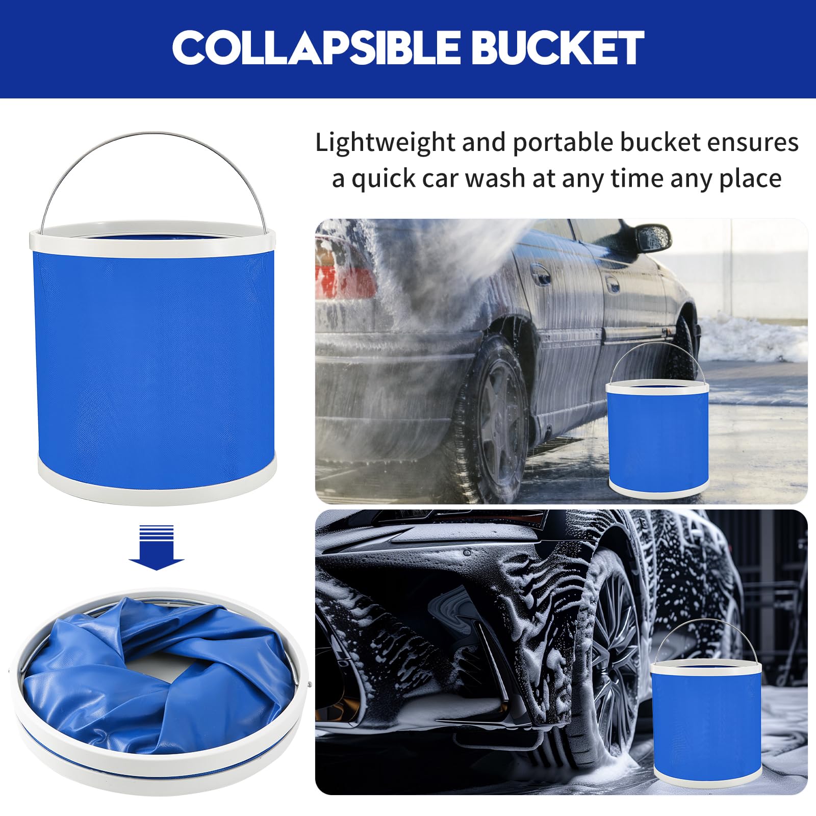 38Pcs Car Detailing Kit - Professional Interior & Exterior Cleaning Tools for Wheels & Dash