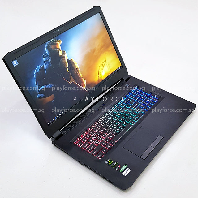 Aftershock S 17R Gaming Laptop - Intel i7 7700HQ, NVIDIA GTX 1070, 8GB RAM, 1TB HDD + 120GB SSD, 17.3