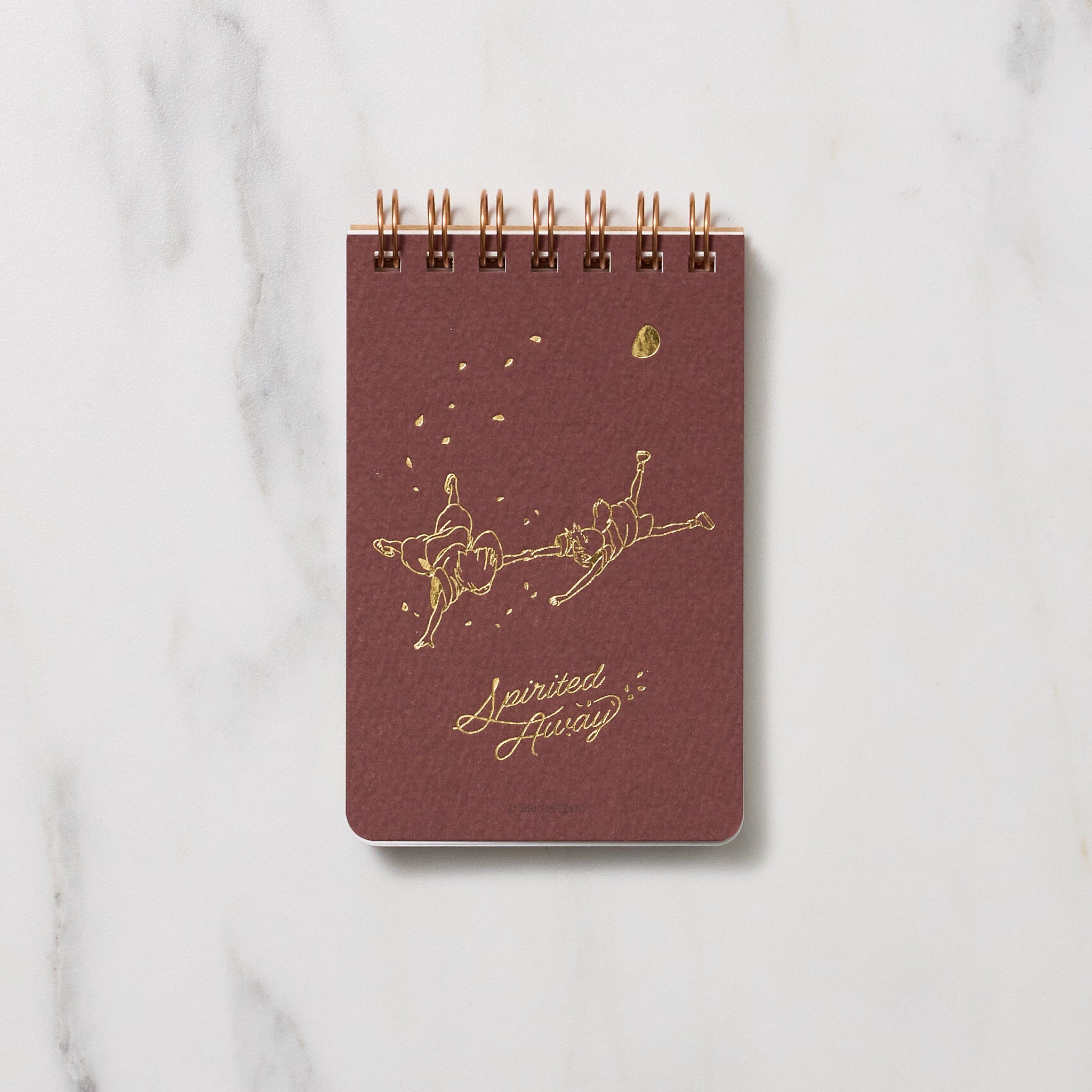 Studio Ghibli Foil Mini Ring Notebook - Spirited Away, My Neighbor Totoro, Howl's Moving Castle Anime Collection - Kawaii Japanese Stationery for School, Office & Travel Note Taking