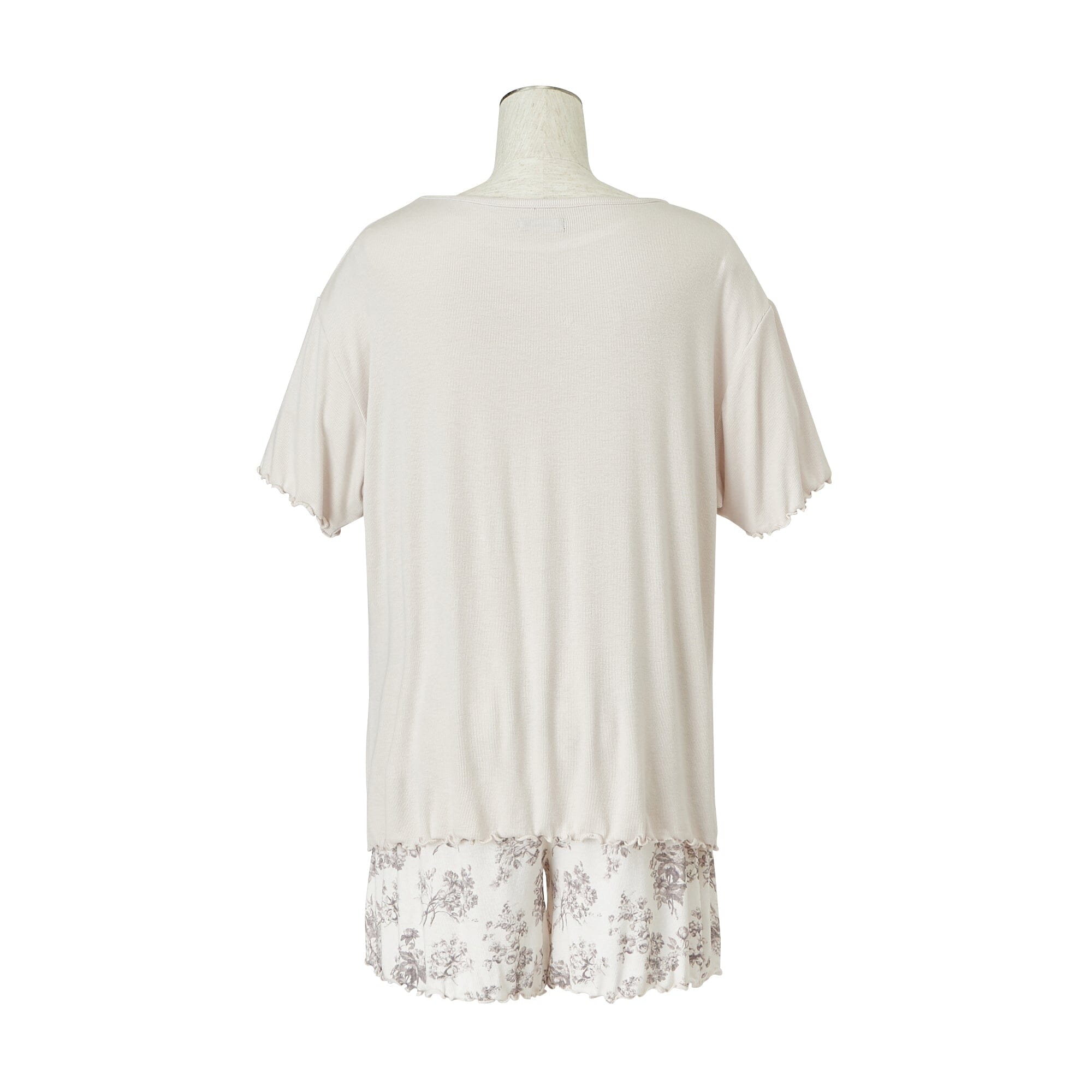 Ice Touch Print Pajamas for Women - Soft Classic Floral Sleepwear Set, Comfortable Nightwear for Lounge, Sleep & Relaxation at Home
