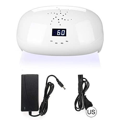 Professional 78W LED UV Nail Dryer Lamp with Auto Sensor - Fast Curing Gel Polish Machine with Multiple Timer Settings, Portable for Home & Salon Use | Perfect for Manicures, Pedicures & Nail Art