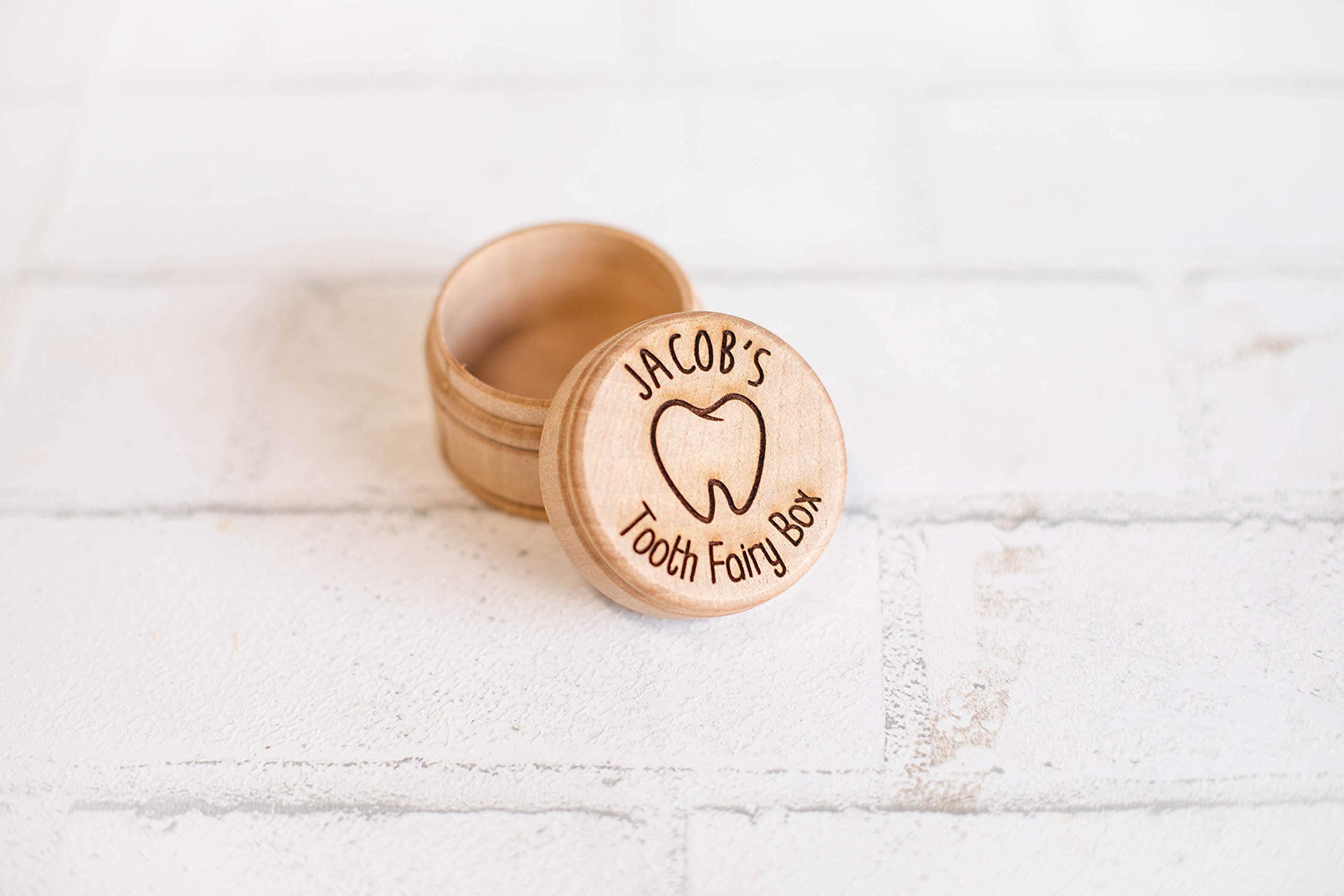 Personalized Tooth Fairy Keepsake Box - Custom Wooden Baby Teeth Storage with Child's Name - Perfect for First Lost Tooth, Memory Preservation & Magical Childhood Moments