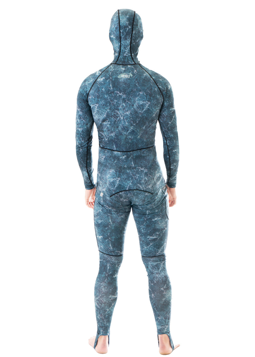 Adreno Kwakea Men's 1.5mm Hybrid Lycra 2-Piece Wetsuit for Scuba Diving, Snorkeling & Surfing - Lightweight & Flexible Neoprene Suit