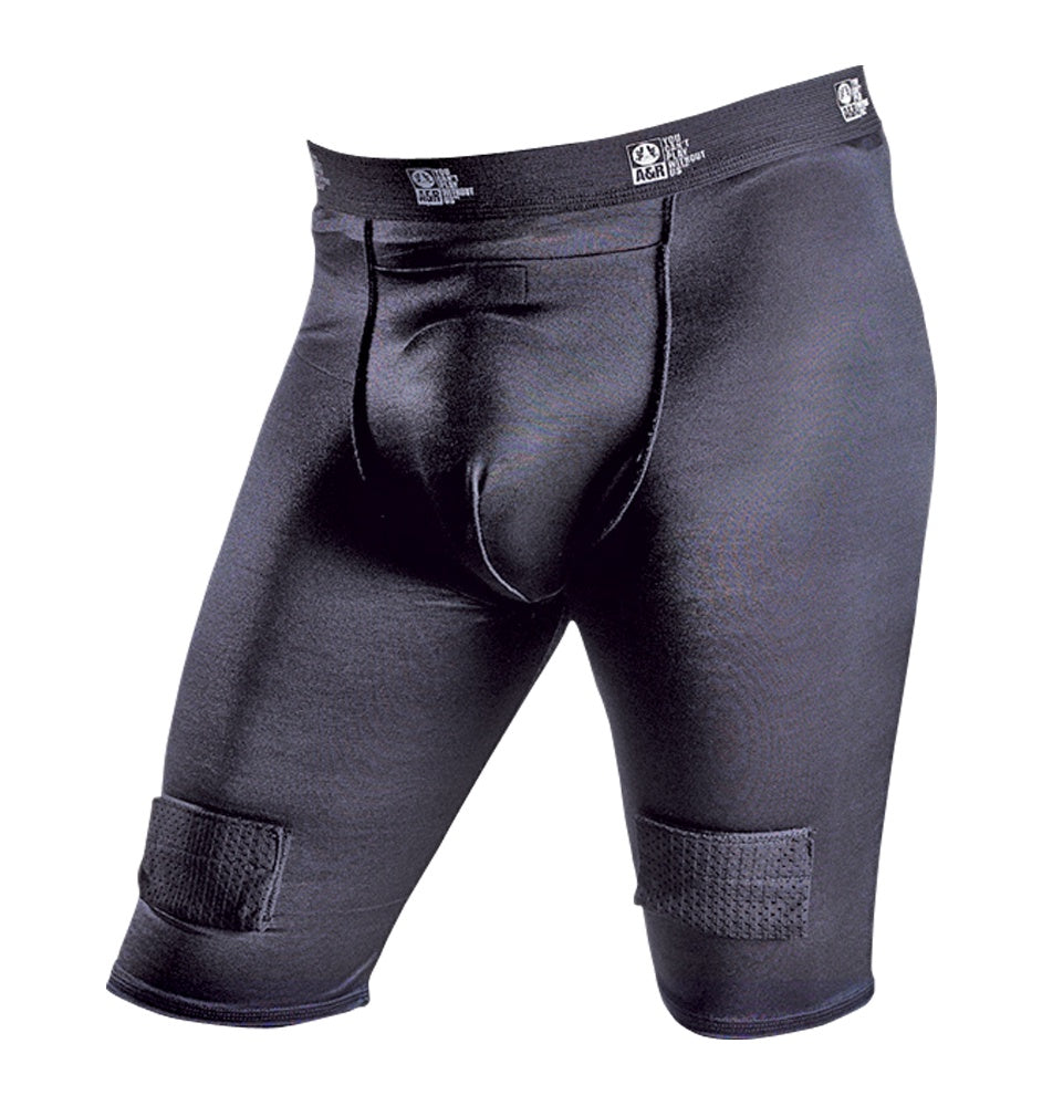 A&R JohnnyGard™ Compression Hockey Jock Shorts - Breathable Protective Underwear for Hockey Players - Perfect for Ice Hockey, Field Hockey & Sports Training