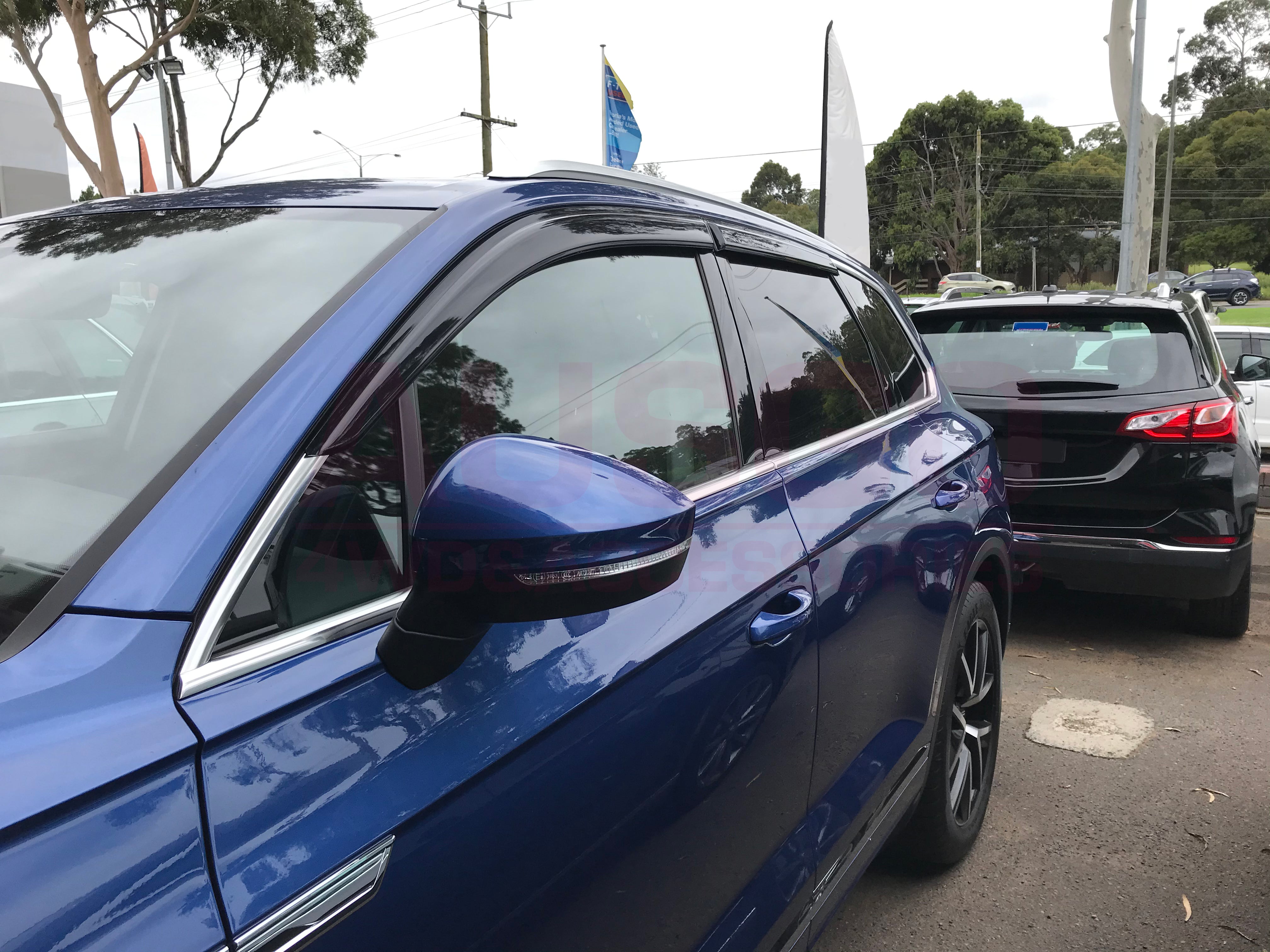 Premium Weather Shields for Volkswagen VW Touareg (2019-2024) - Durable Wind & Rain Deflectors - Perfect for All-Season Protection & Off-Road Adventures