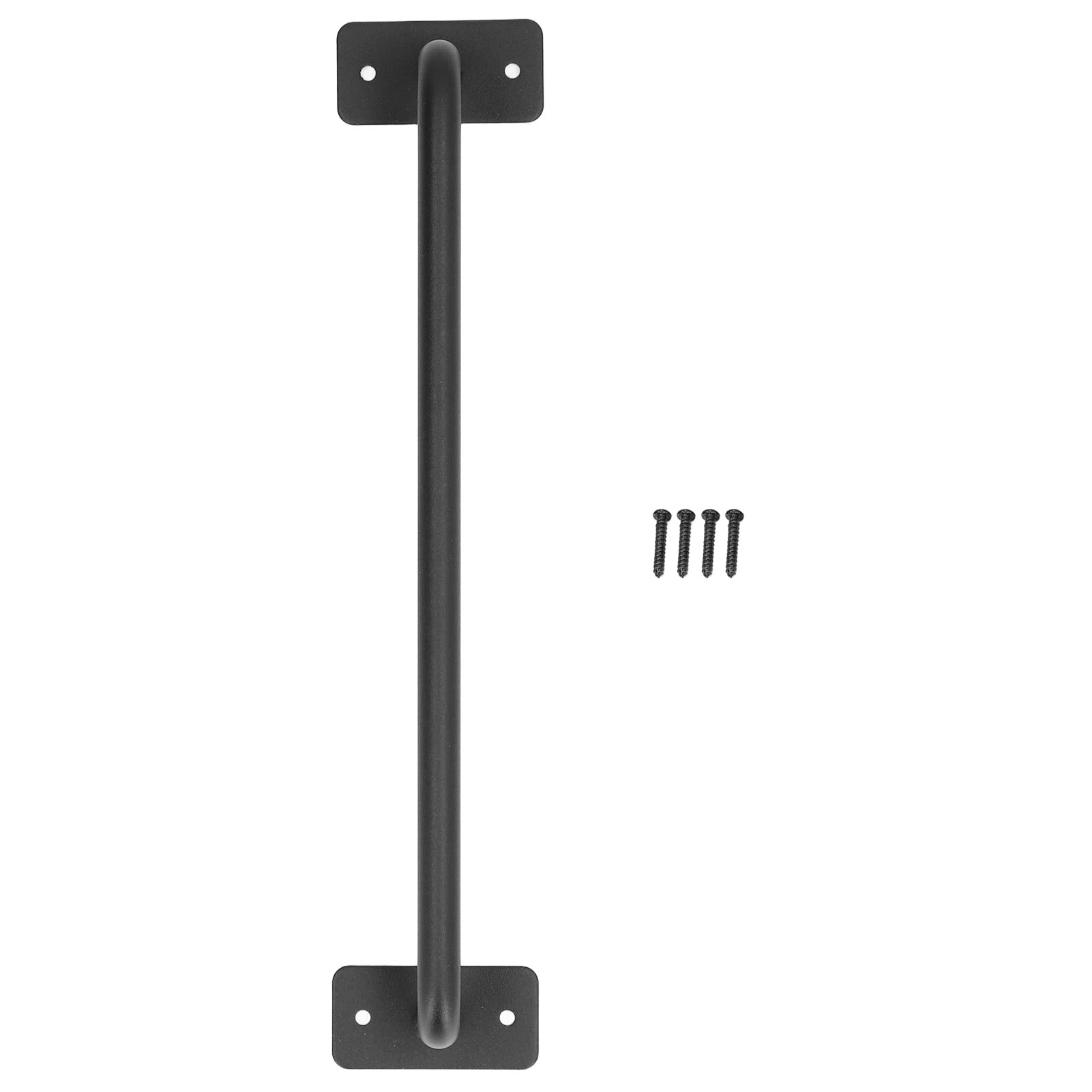 Sturdy Carbon Steel Barn Door Handle - Heavy Duty Metal Gate Pull Handle for Garage, Closet & Cabinet Doors | Durable Door Hardware & Locks for Home & Commercial Use | Perfect for Rustic, Industrial & Farmhouse Style Decor