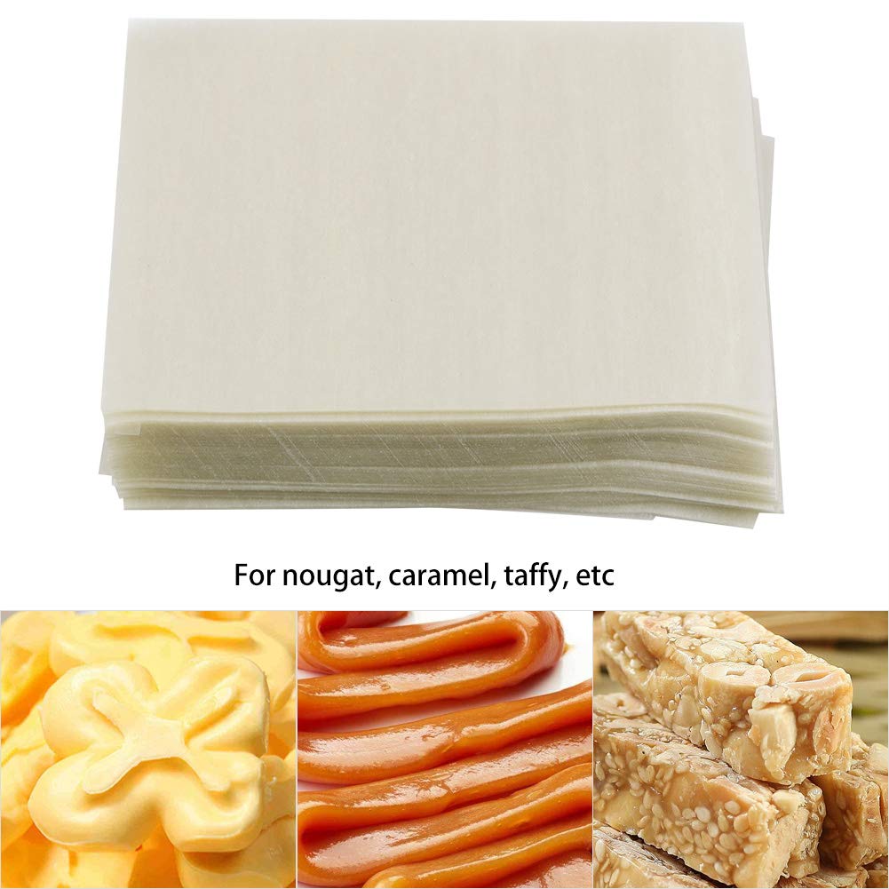 500Pcs Edible Rice Paper Sheets for Cake Decoration - Edible Wafer Paper for Baking, Fondant, Cupcakes & DIY Crafts - Perfect for Wedding Cakes, Birthday Parties & Dessert Decorating