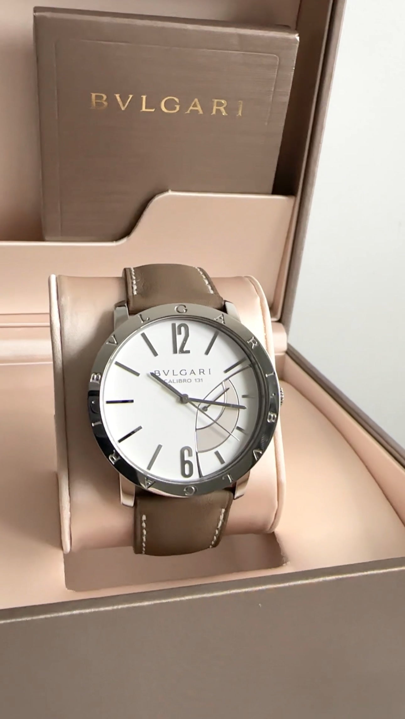Bvlgari Calibro 43mm Stainless Steel Automatic Power Reserve Men's Watch 101870 - Luxury Dress Watch for Business & Formal Occasions