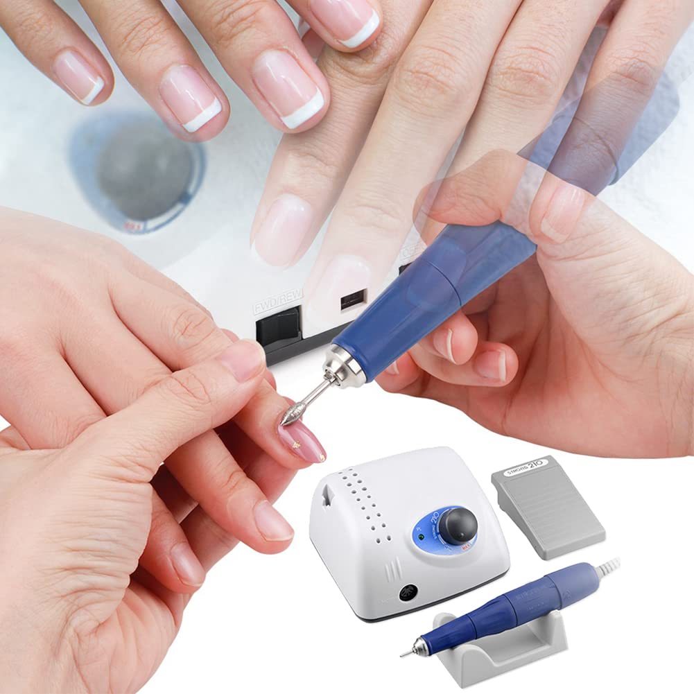 Professional 40000RPM Electric Nail Drill Machine - Adjustable Speed Manicure Pedicure Tool with 3/32