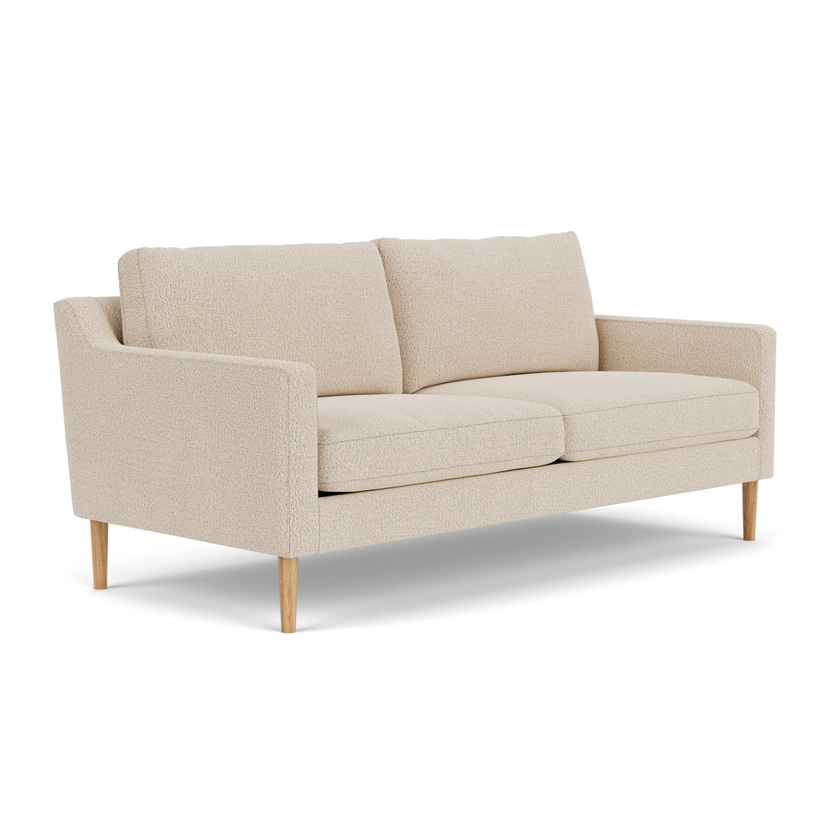 Astha Boucle 2 Seater Sofa - Modern Upholstered Loveseat for Small Spaces | Perfect for Apartments, Living Rooms & Cozy Home Decor