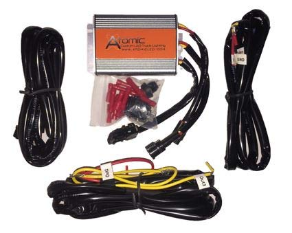 Dodge Ram 2003-2018 Roof Cab Factory Lights - Amber LED with Clear Lens for Off-Road Trucks & Work Vehicles