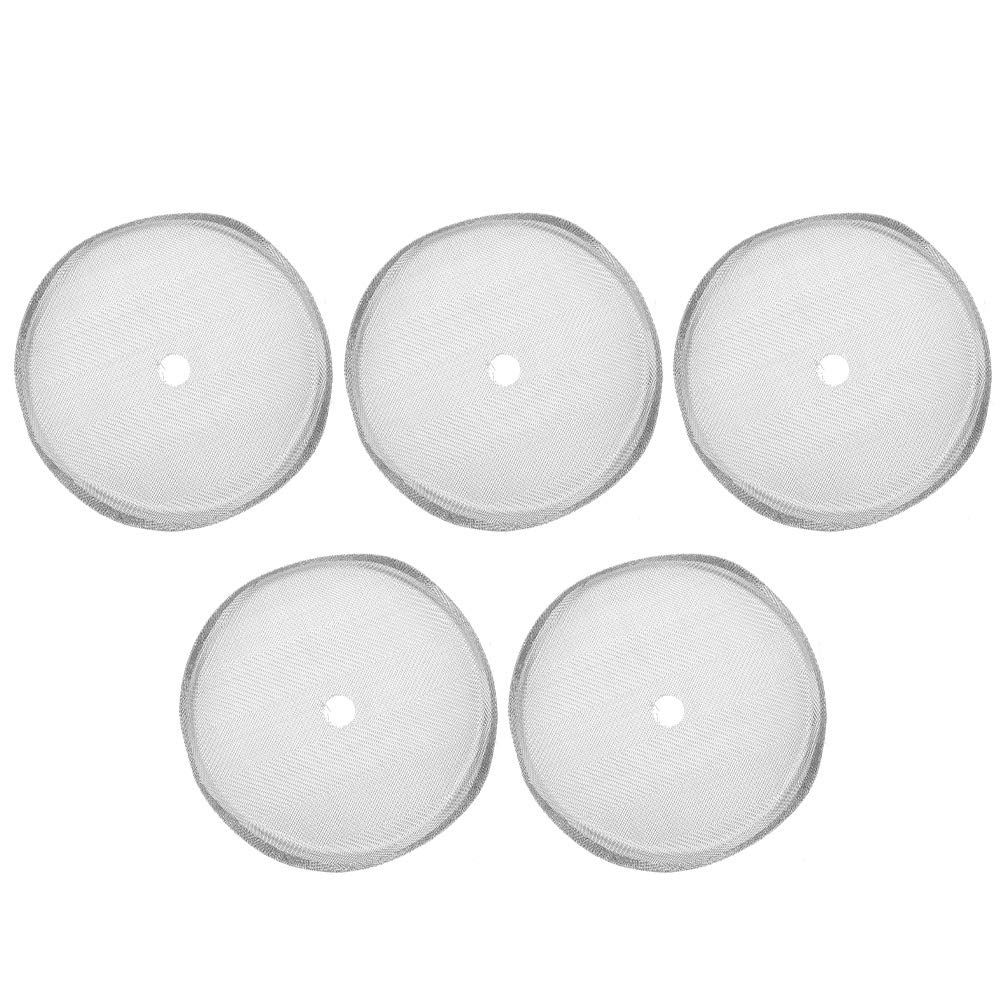 5-Pack Stainless Steel Mesh Tea Filters for 350ml French Press Coffee Maker - Durable Replacement Screens for French Press, Tea Infusers & Coffee Brewing - Perfect for Home, Office & Camping Use