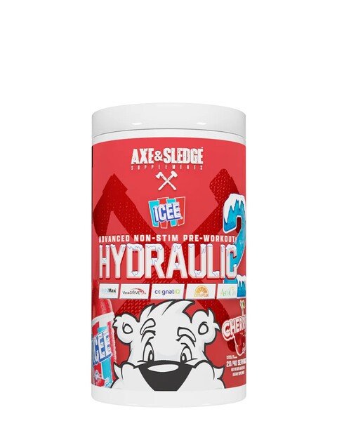 Axe & Sledge Hydraulic V2 Stimulant-Free Pre-Workout Powder - 448g for Enhanced Energy & Focus | Ideal for Gym, Bodybuilding & Fitness Training