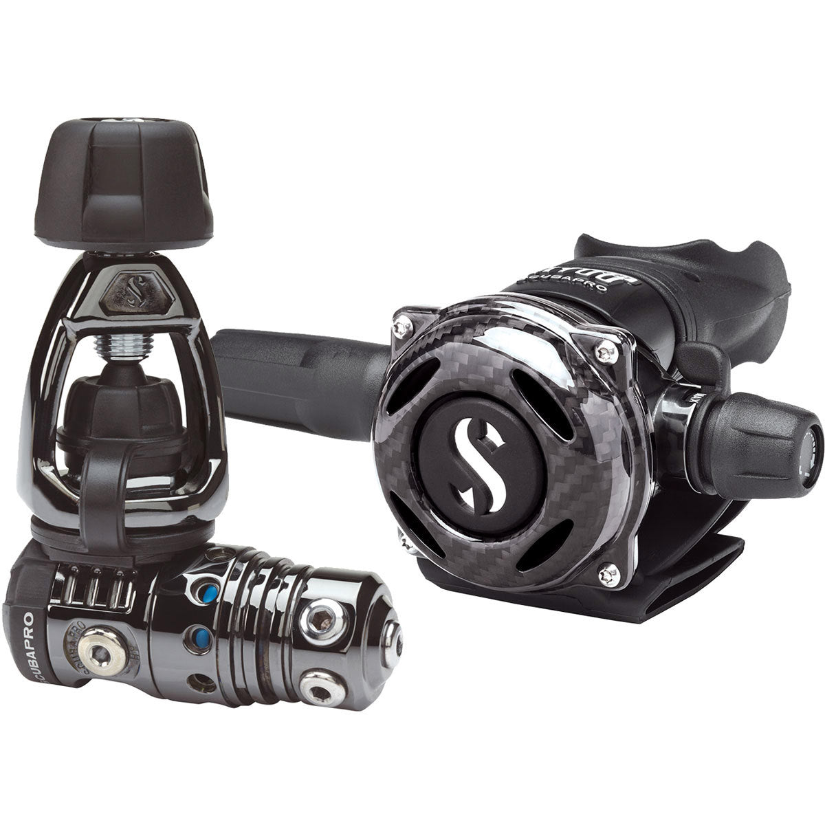 Scubapro MK25 EVO/A700 Carbon BT Regulator Set - Premium Scuba Diving Equipment for Professional Divers | Perfect for Deep Sea Exploration and Underwater Adventures