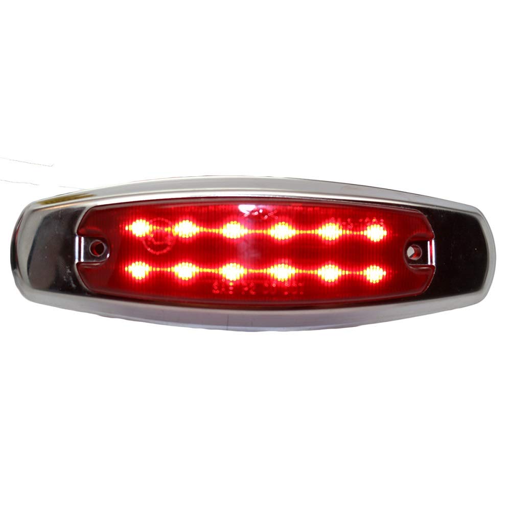 Kaper II 1A-S-1905R Red LED Marker Light & Clearance Light for Trucks, Trailers, RVs - Durable Waterproof Safety Lights for Night Driving & Vehicle Visibility