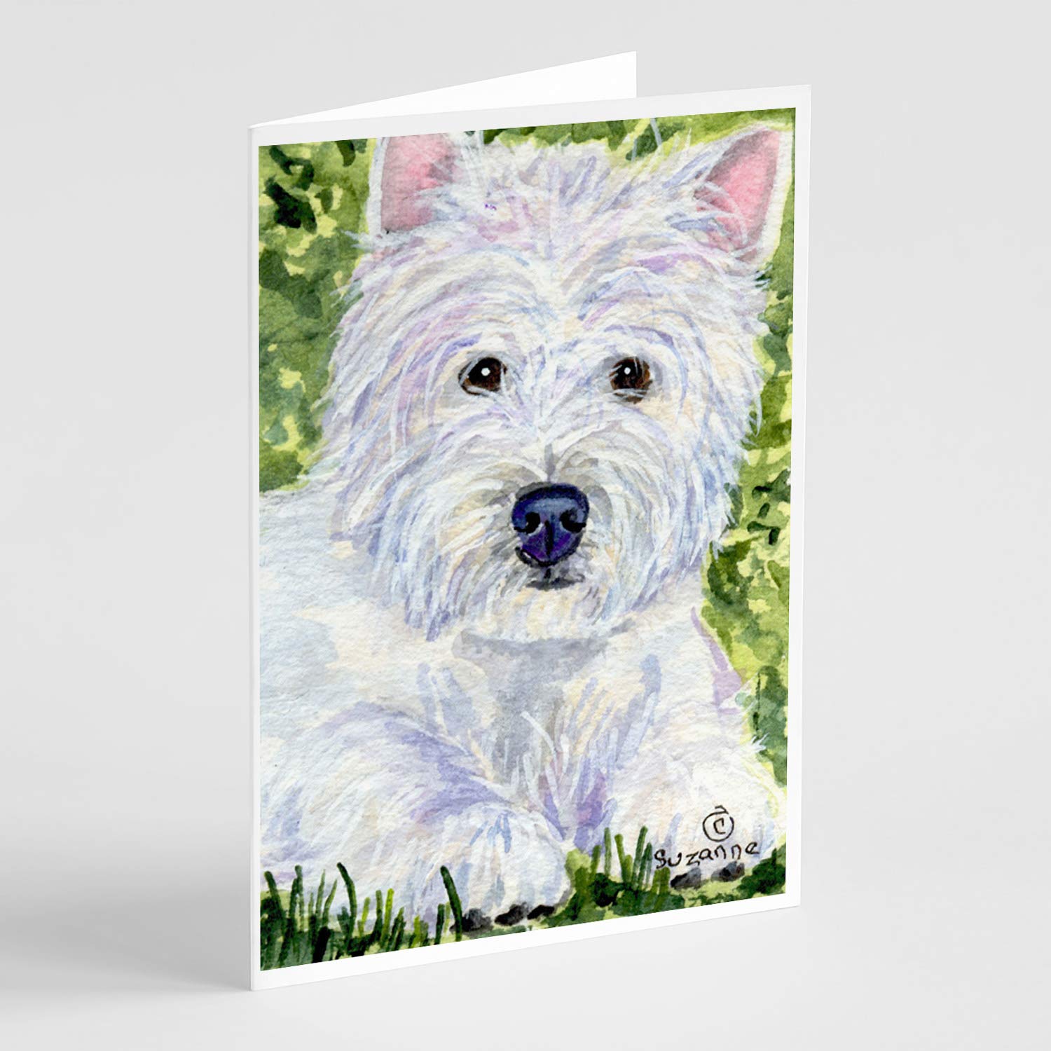 Westie Greeting Cards Pack of 8 - Blank A7 Note Cards (5x7) with Envelopes - Whimsical Dog Themed Stationery for Birthdays, Thank You Notes & Special Occasions