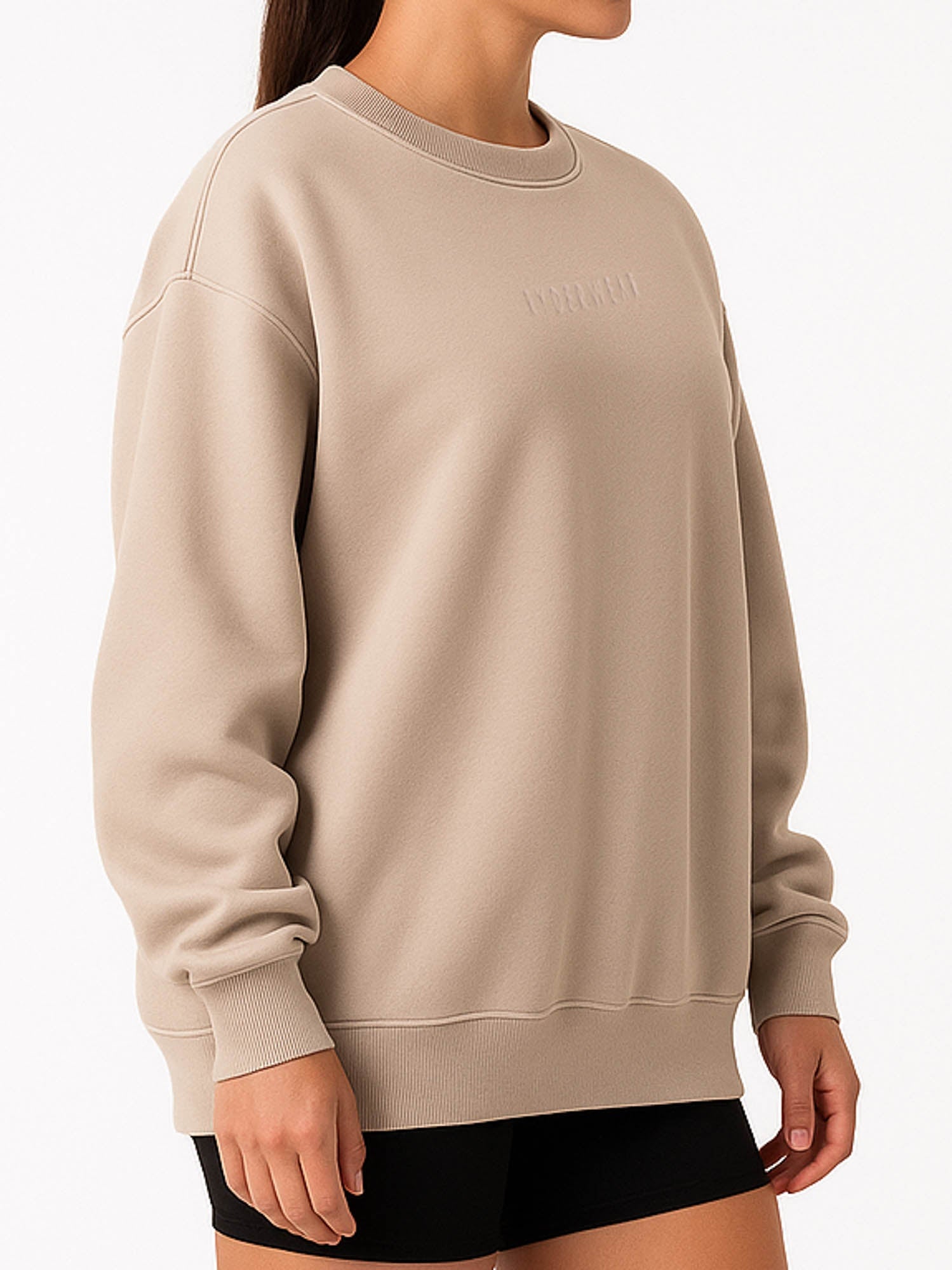 Cozy Taupe Boyfriend Pullover Sweater - Soft & Oversized Women's Knit Top for Casual Wear & Lounge Comfort