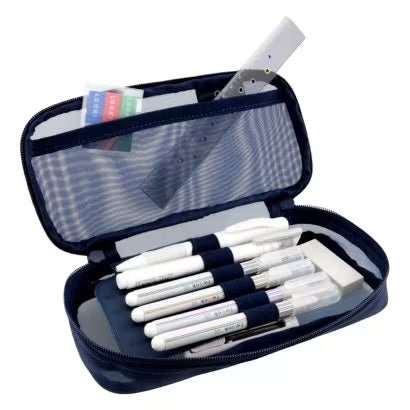 Meshno Pen Case - Premium Pencil Holder for Artists & Students - Durable & Stylish Storage for Pens, Pencils & Art Supplies - Perfect for School, Office & Travel Use