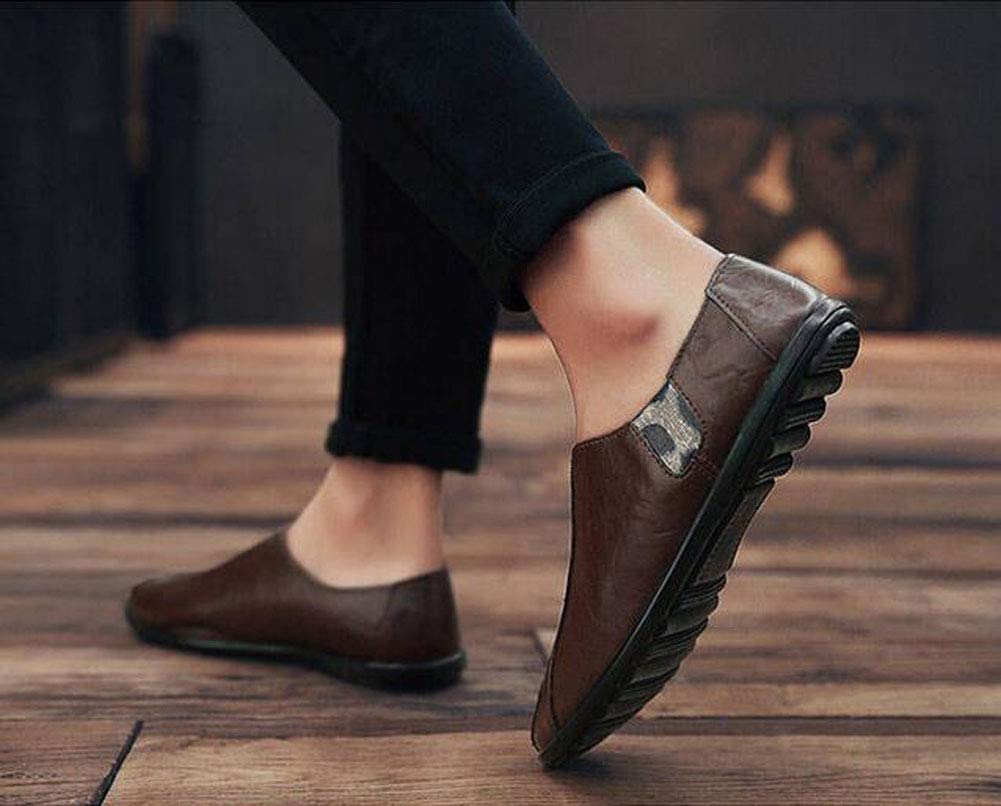 Premium Genuine Leather Men's Driving Loafers - Comfortable Slip-On Casual Shoes for Men | Perfect for Daily Wear, Office & Weekend Outings