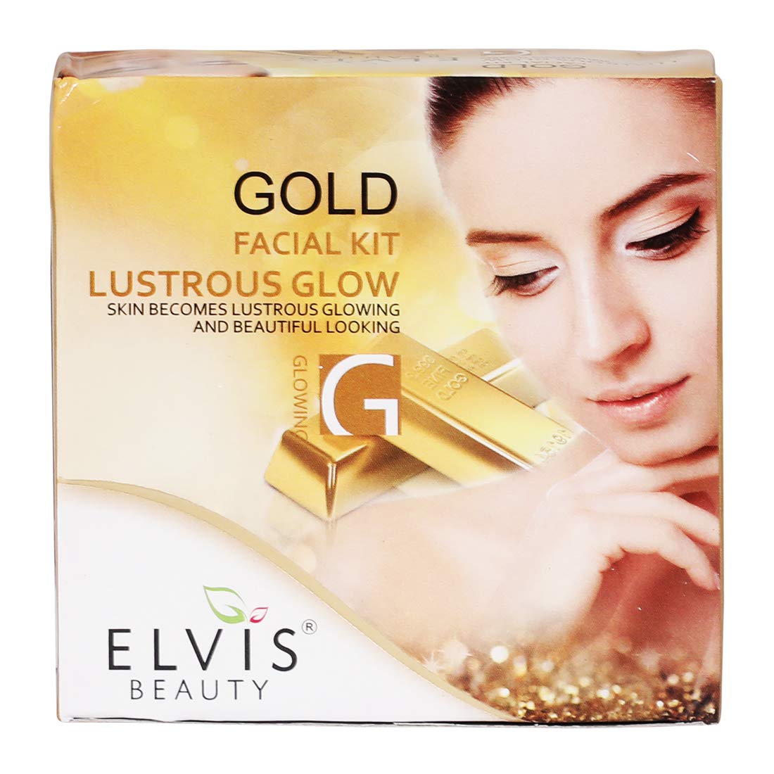 Elvis Beauty Gold Facial Kit for Radiant Skin - 200g Luxury Skincare Set | Brightening & Hydrating Treatment for Glowing Complexion | Perfect for Spa Days & Special Occasions