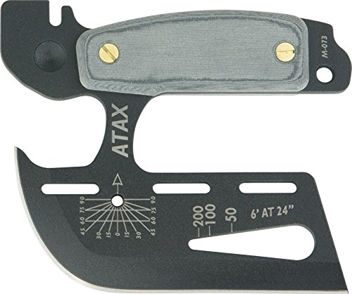 Tops Knives Atax Hand Axe - High-Quality Camping & Survival Axe for Outdoor Adventures, Bushcraft, and Tactical Use