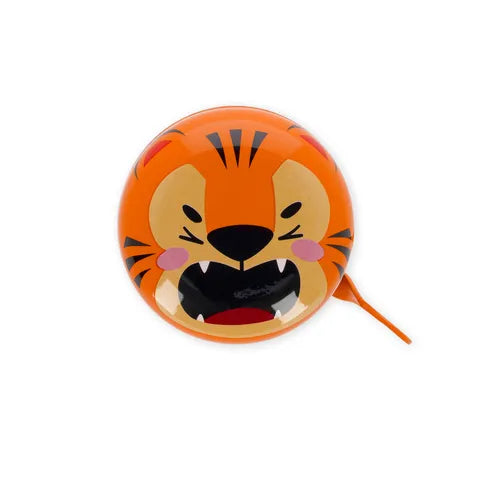 Premium Bike Bell with Tiger Design - Loud & Durable Bicycle Accessory for Safety - Perfect for Kids, Commuters & Mountain Bikes