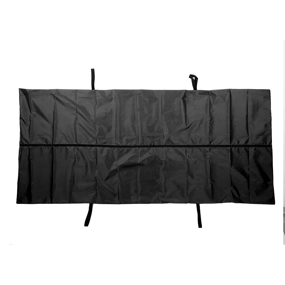 Waterproof & Windproof Cadaver Body Bag - Heavy Duty Corpse Storage Bag for Emergency, Disaster, Mortuary & Funeral Use - Black