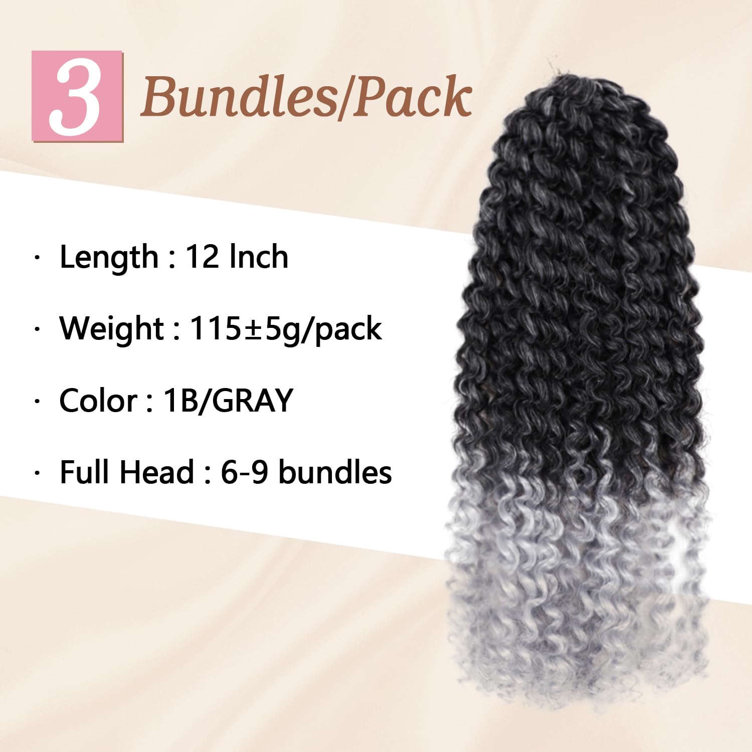 12 Inch Passion Twist Crochet Hair - 9 Bundles Marlybob Kinky Curly Water Wave Braiding Hair for Black Women & Kids - Perfect for Everyday Wear, Parties & Protective Styles