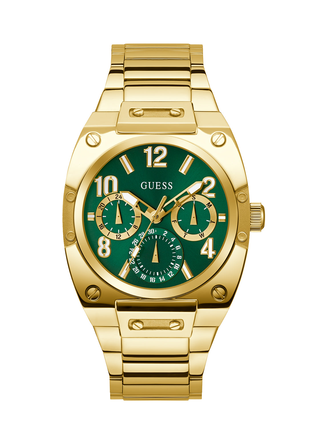 Premium Gold Green Prodigy Watch for Men - Luxury Smartwatch with Fitness Tracking & Notifications - Perfect for Business, Workouts & Everyday Wear