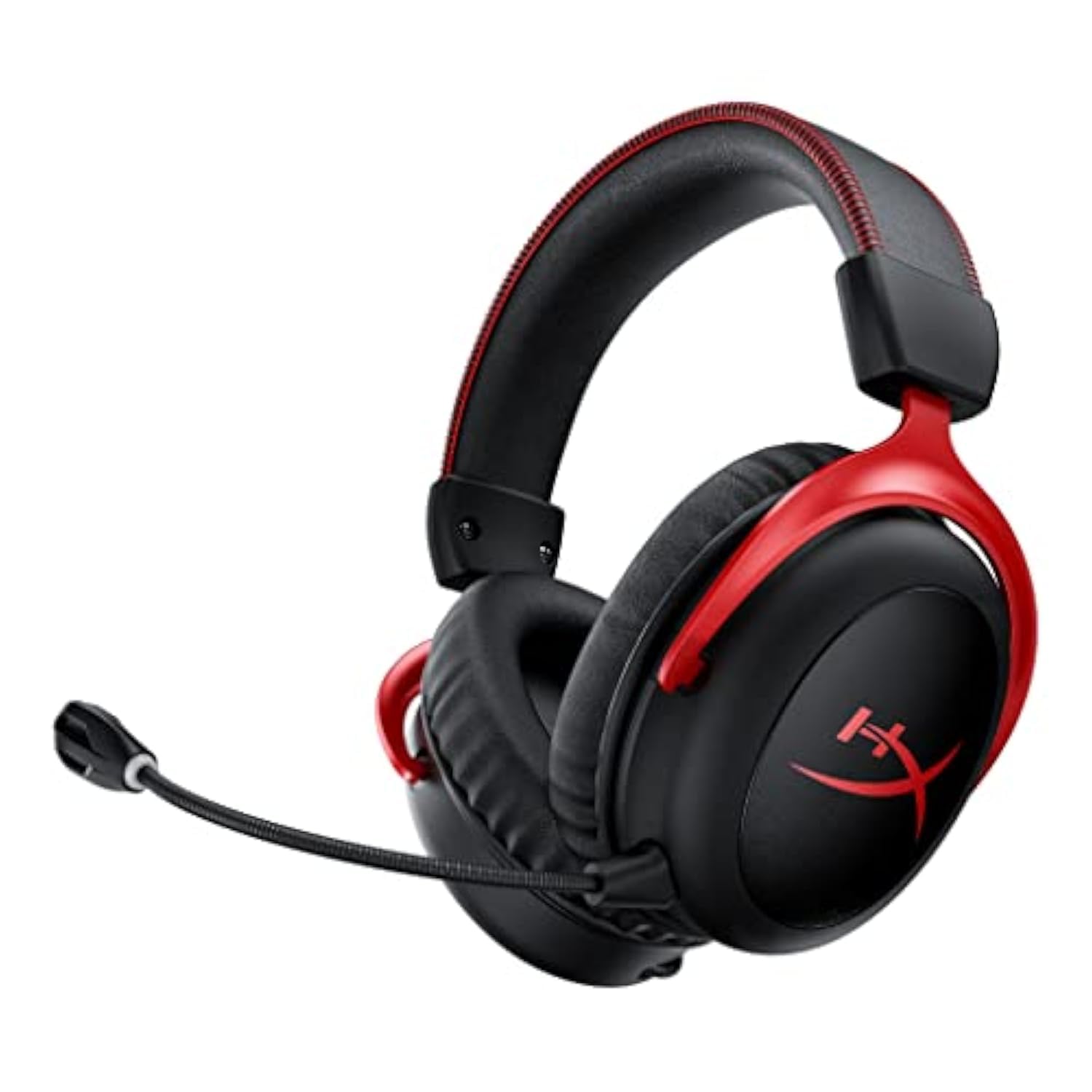 HyperX Cloud II Wireless Gaming Headset - Red | 7.1 Surround Sound, Noise Cancelling Mic | Perfect for PC, PS5, Xbox & Streaming