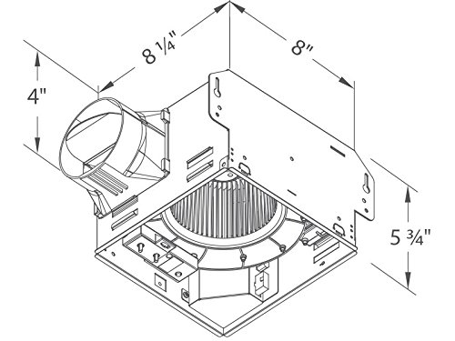 Delta BreezGreenBuilder Series 80 CFM Bathroom Exhaust Fan with LED Light - Dimmable, Motion & Humidity Sensors - 11W, 0.8 Sones - Energy Efficient Ventilation for Home & Commercial Use