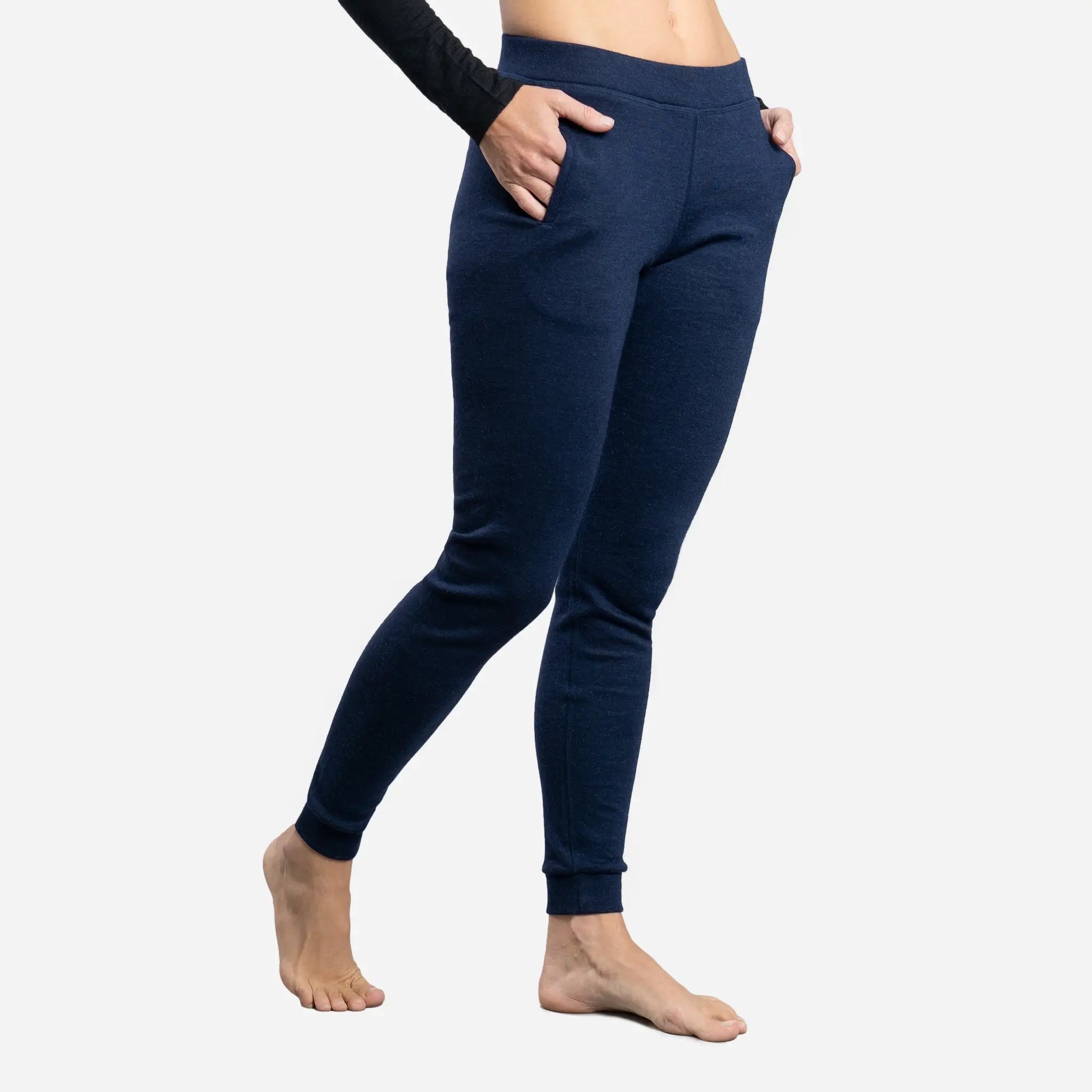 Women's Alpaca Wool Sweatpants - 420 Midweight Fleece Joggers for Winter, Soft & Warm Lounge Pants for Women, Cozy Casual Wear at Home & Outdoor Activities