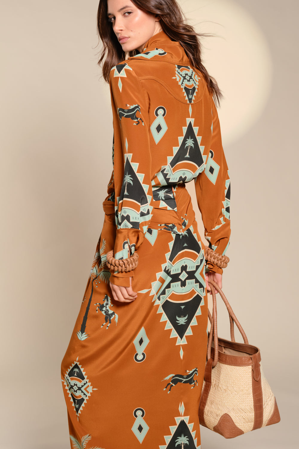 Captivating Women's Flowy Midi Skirt - Elegant A-Line Design for Casual & Office Wear | Perfect for Summer Outfits, Dates & Special Occasions