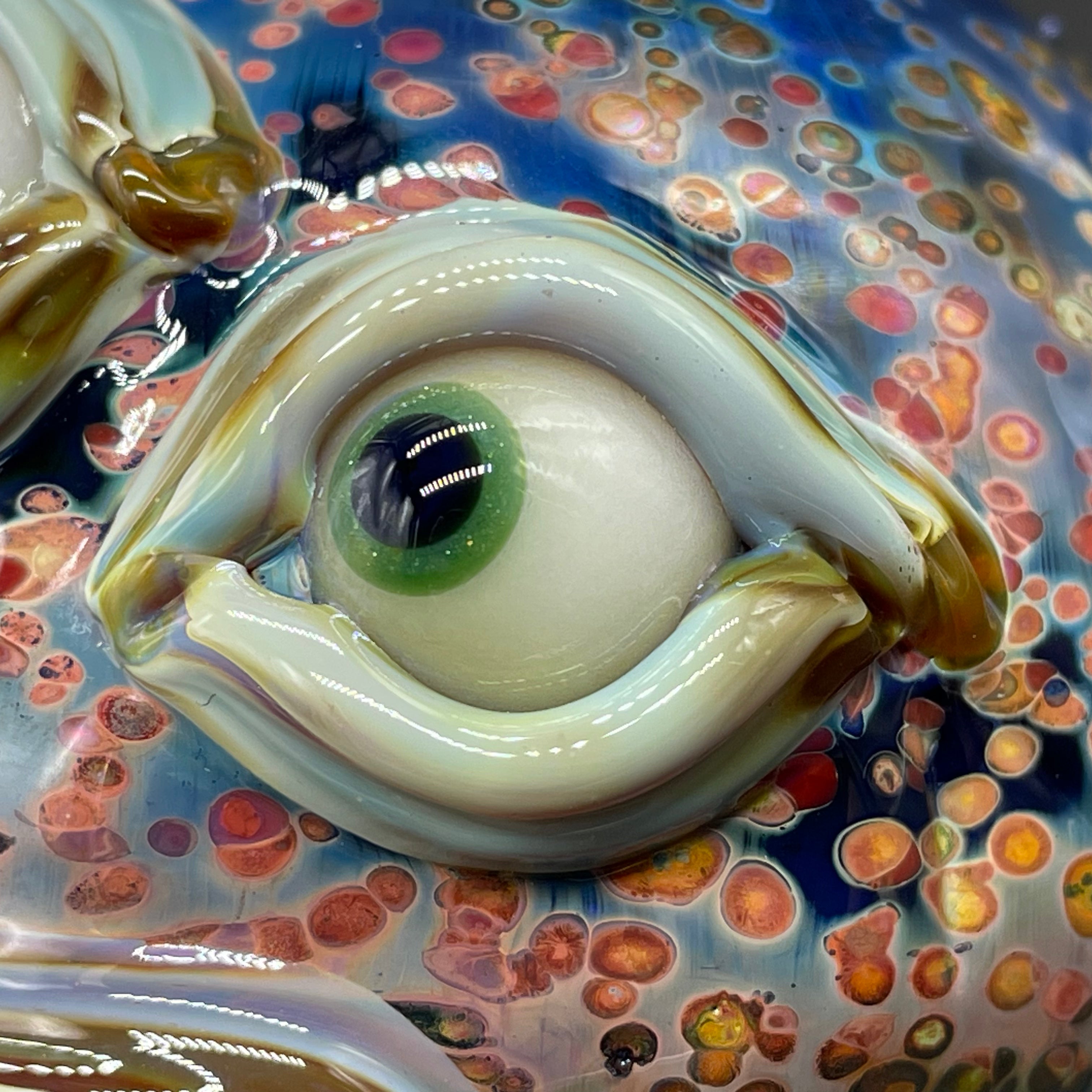 Triclops Ornament - Unique 3-Eyed Monster Decor for Home, Office & Halloween | Handmade Resin Figurine for Collectors & Fantasy Lovers