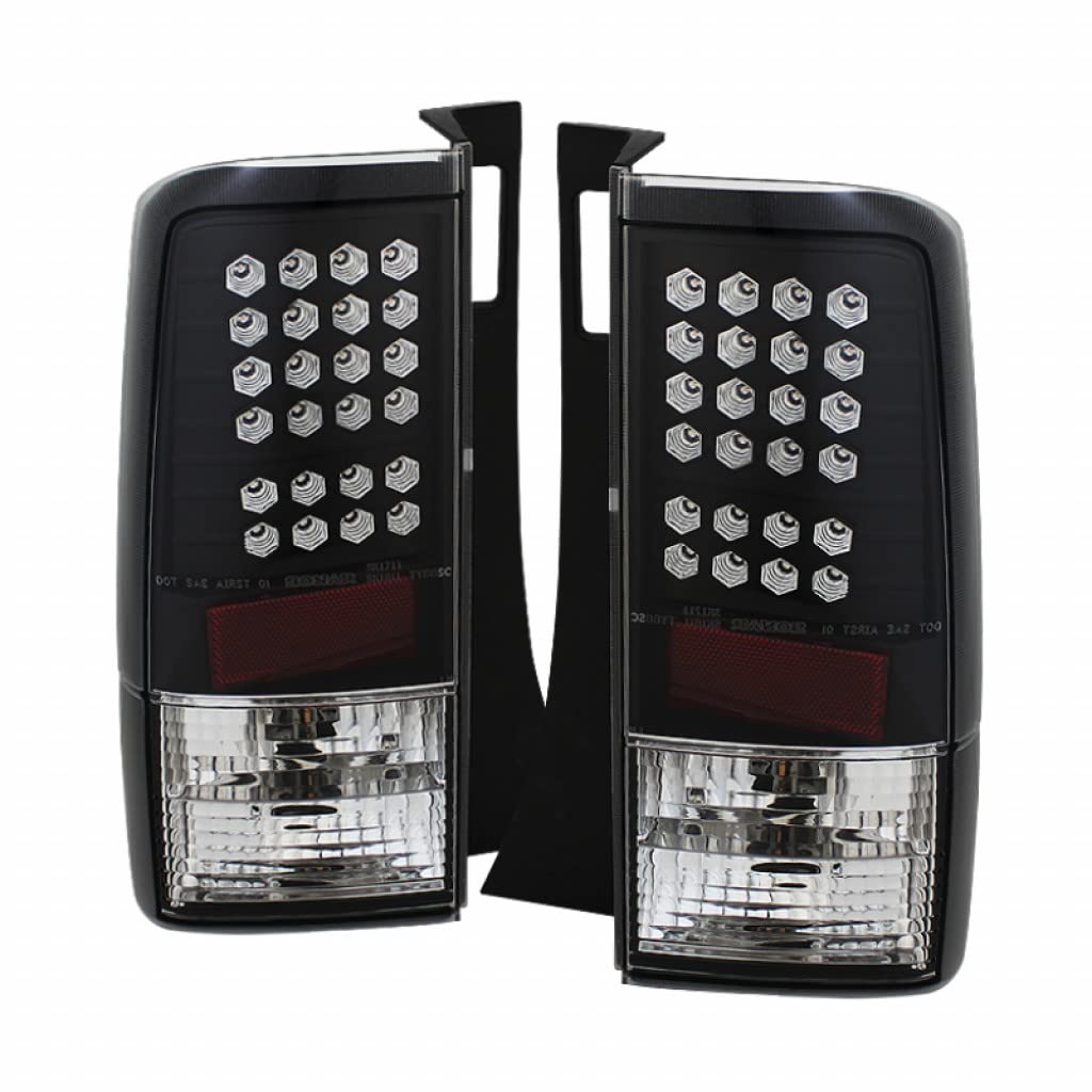 Spyder LED Tail Lights for Scion XB 2004-2006 - Black ALT-YD-TSXB03-LED-BK Pair (5007759) | Upgrade Your Car's Style & Safety for Night Driving