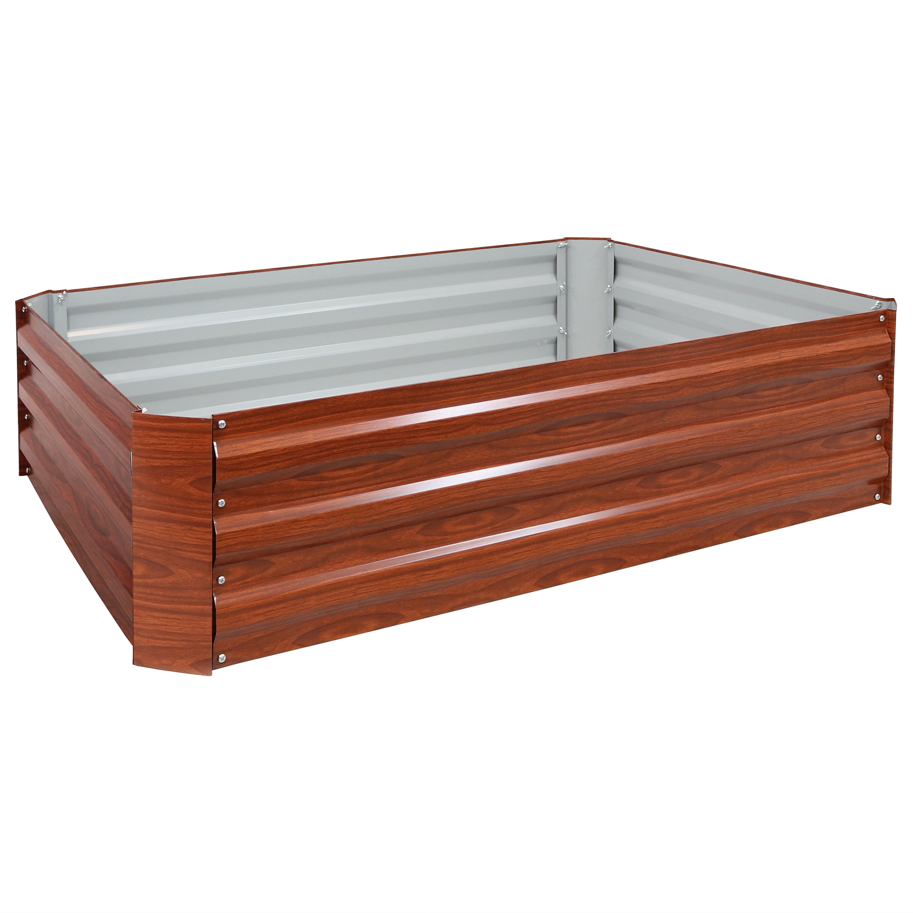 Galvanized Steel Raised Garden Bed - Large Rectangle 47