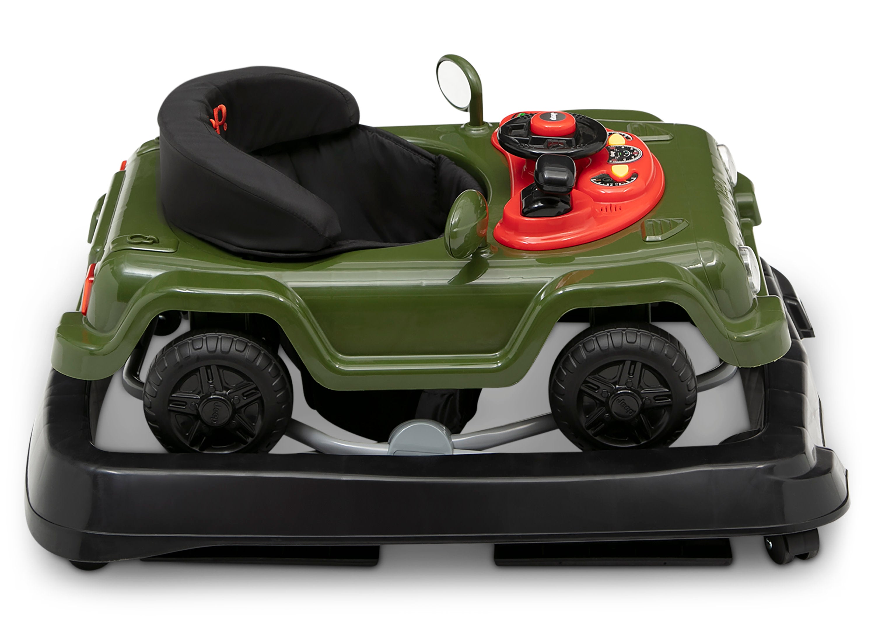 Jeep® Classic Wrangler Activity Walker for Babies - Sturdy 3-Wheel Design with Adjustable Height | Perfect for Indoor & Outdoor First Steps, Learning to Walk, and Toddler Playtime