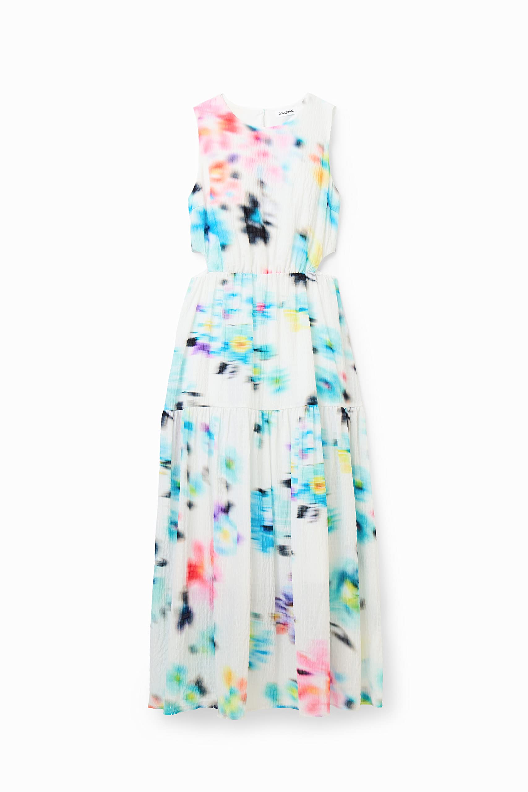 Desigual Women's Sleeveless Woven Dress - Lightweight Summer Maxi Dress for Beach, Vacation & Casual Outings