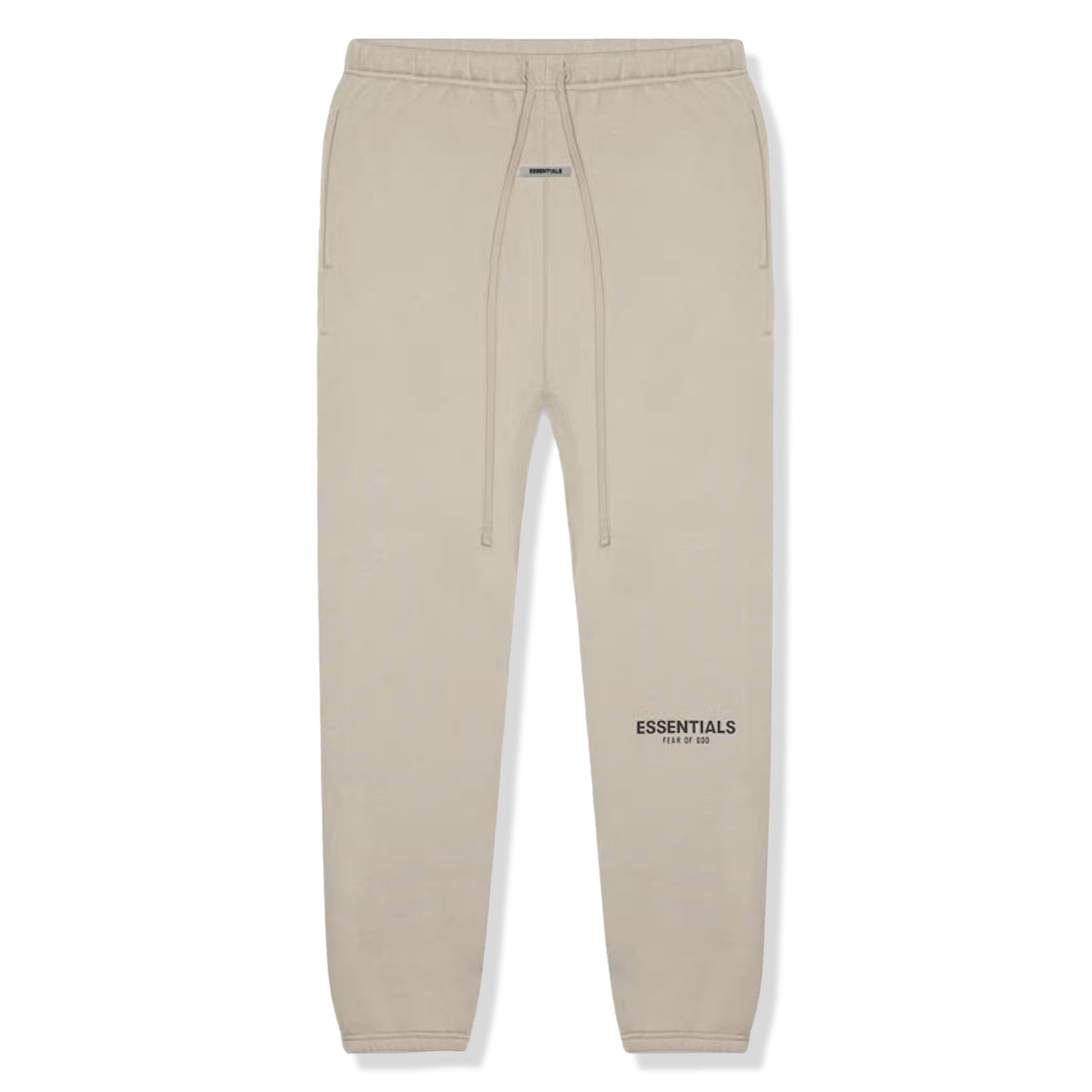 Fear of God Essentials Olive/Khaki Reflective Lounge Sweatpants for Men - Comfortable Casual Joggers for Streetwear, Gym & Home Relaxation