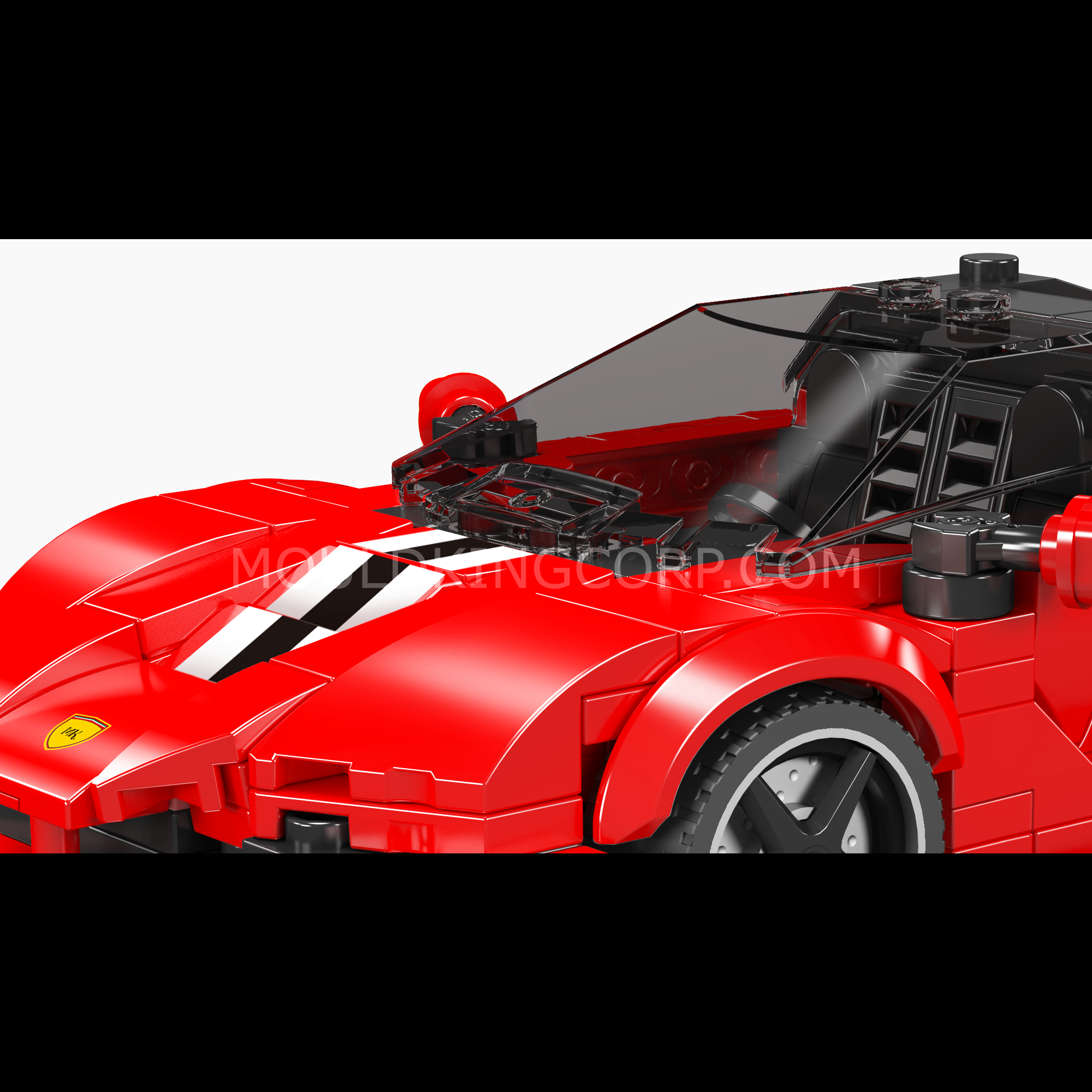 Mould King 27075 Ferrari LaFerrari Car Model Building Kit - 374 Pcs DIY Supercar Toy for Adults & Kids | Perfect for Collectors, Gifts, and STEM Learning
