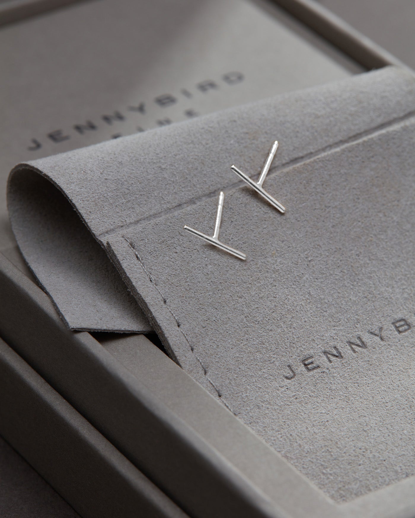 14K White Gold Bar Stud Earrings for Women - Minimalist Dainty Jewelry for Everyday Wear & Special Occasions