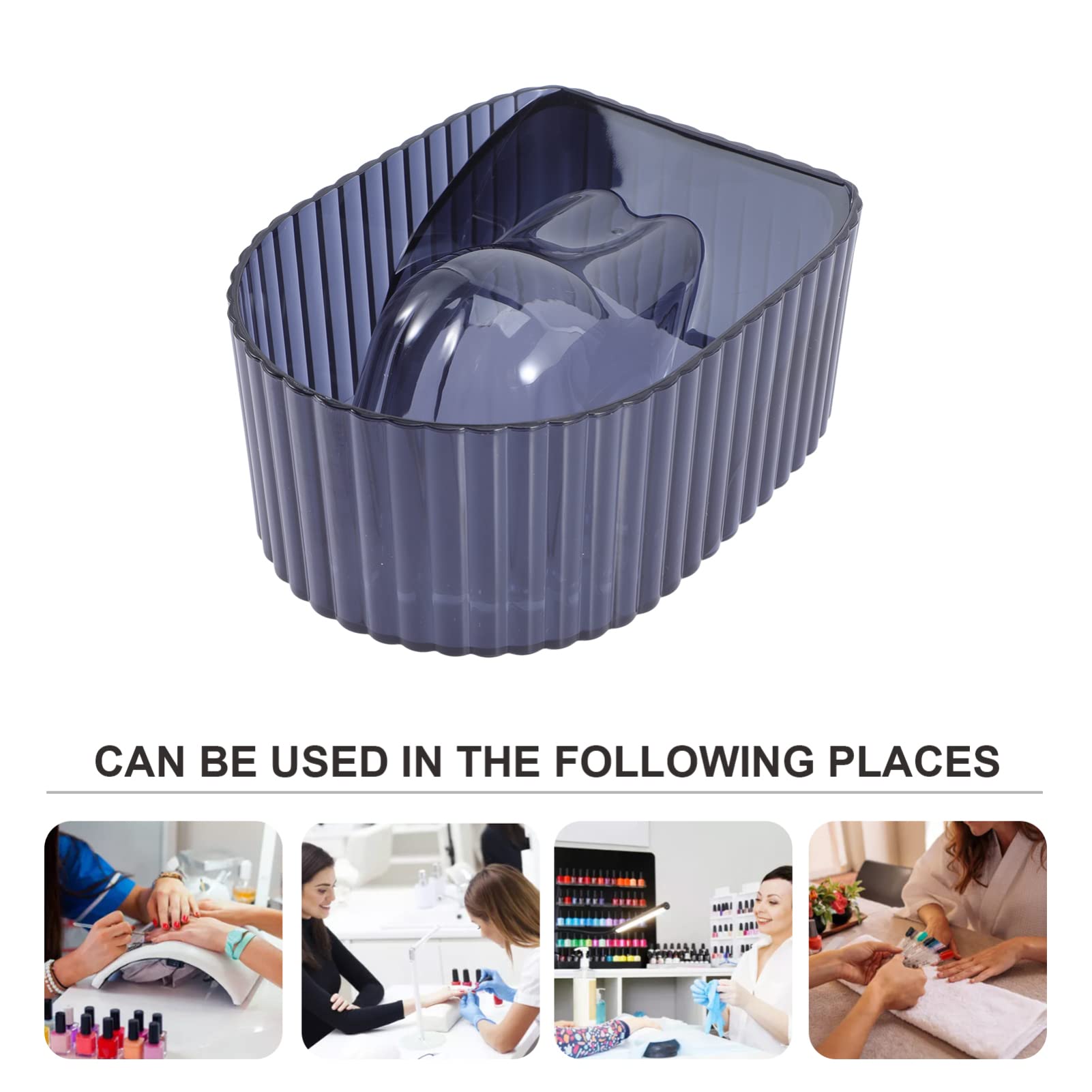 LALAFINA Professional Manicure Soaking Bowl - Acrylic Nail Spa Hand Soak Bath Bowl for Pedicure & Manicure Supplies | Perfect for Nail Salons, Home Spa Treatments & DIY Nail Care